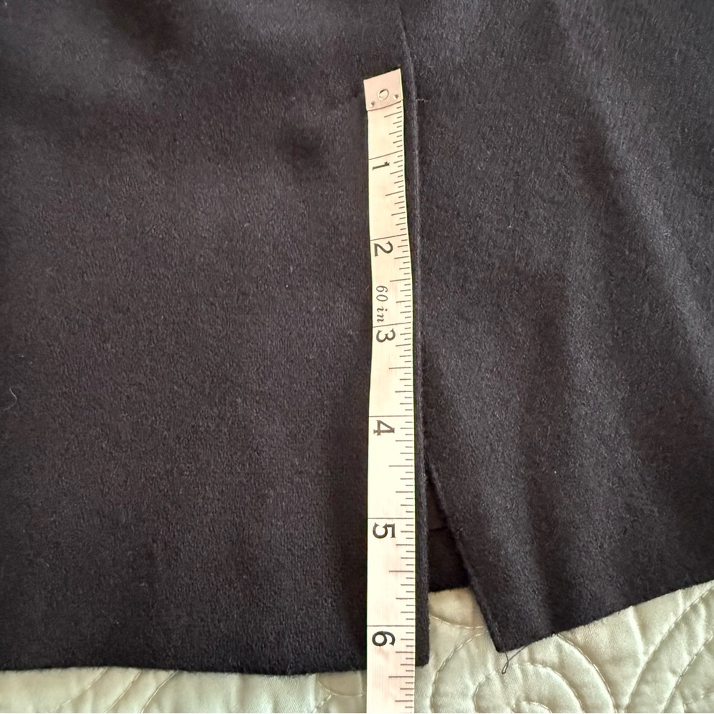 Vintage KGR Black Women's Mini Skirt 100% Pure Wool Size 10 - Picture 5 of 6